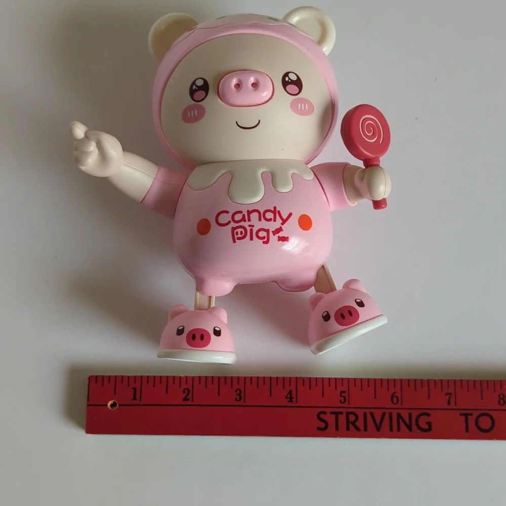 Candy Pig dancing singing lights and music playing toy fun pig baby kids